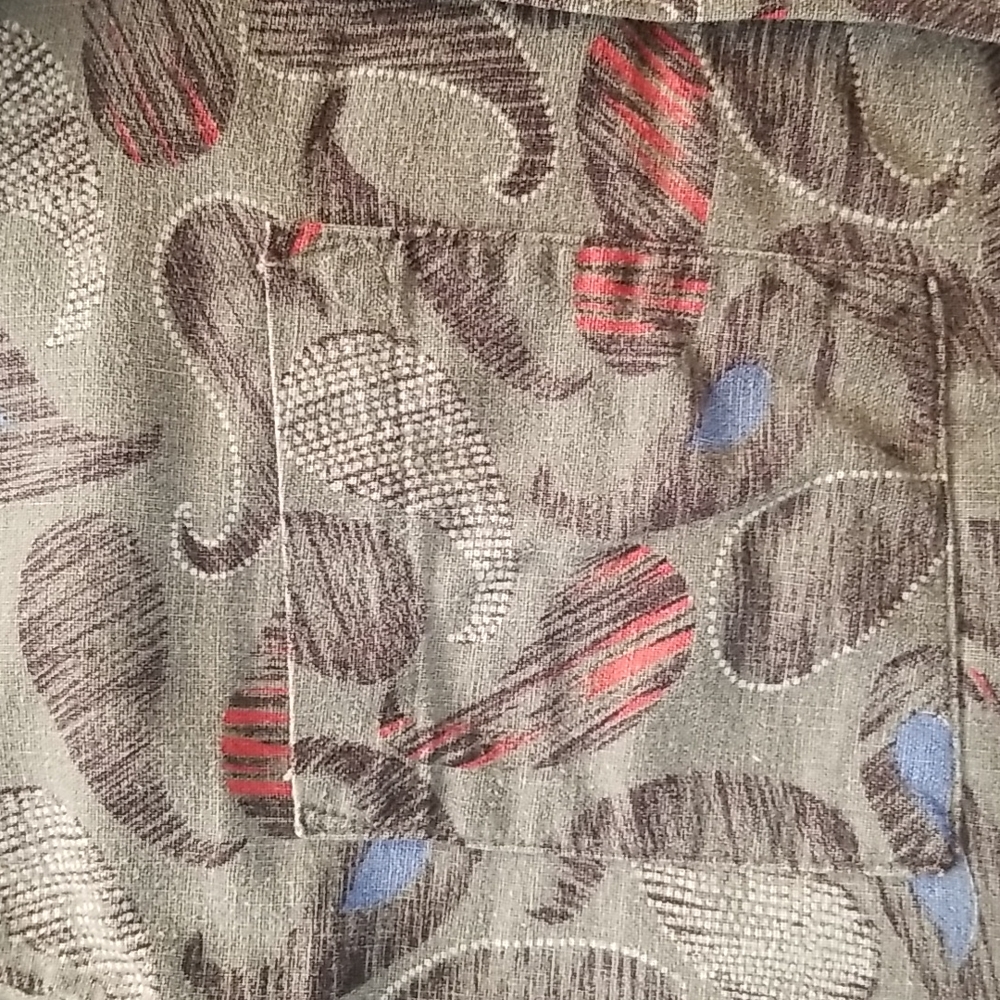 VTG Le Tigre paisley shirt - Picture 5 of 9